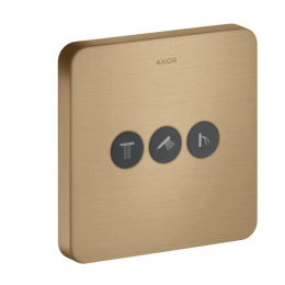 Вентиль, Axor, Axor Showerselect, запорный/переключающий, 3/4", цвет-шлифованная бронза