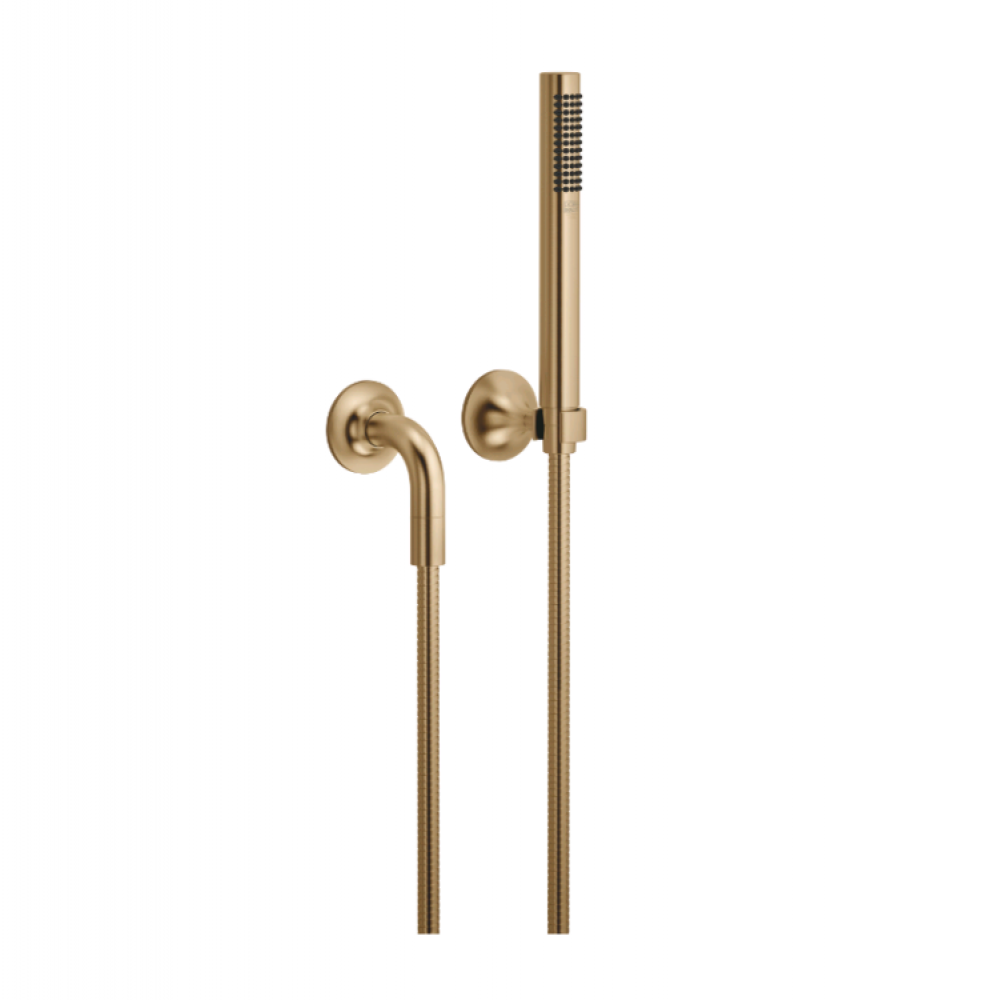 Душевой набор, Dornbracht, Vaia, цвет-латунь темная матовая (Dark Brass Brushed)