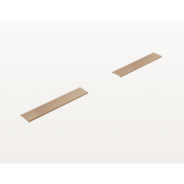 Дизайн-решетка, Gessi, Shower G Drains, боковая, 265+265, для артикула 67050 L=70cm, цвет-Warm Bronze Brushed PVD