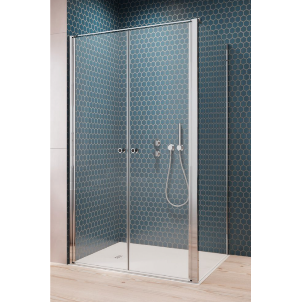 Боковая стенка, Radaway, Eos S3, шв 900*1950, хром, цвет стекла-прозрачный, Easy Clean