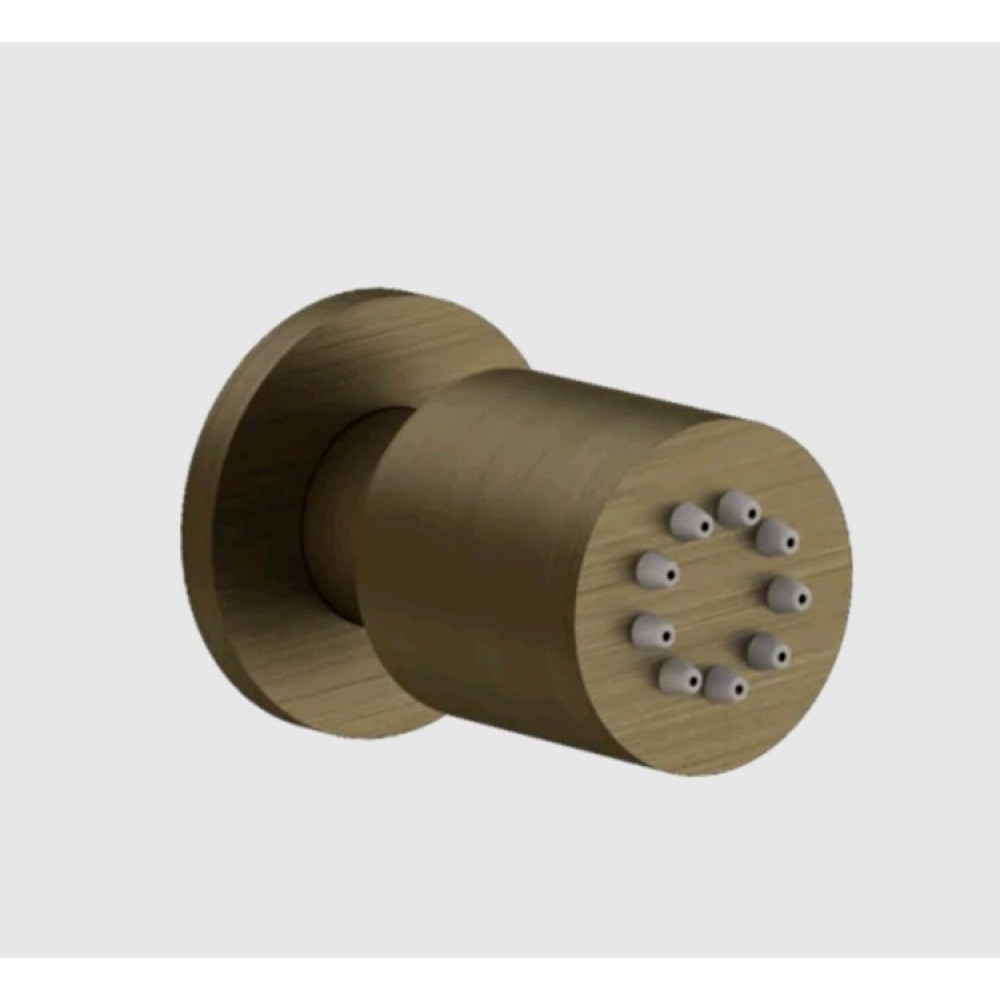 Форсунка, Gessi, Body Jets, цвет-Antique Brass