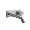 Смеситель для раковины, Gessi, Intreccio, цвет-Steel Brushed