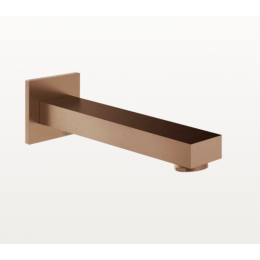 Излив, Gessi, Inverso Rigato, для ванны, цвет-Copper Brushed PVD