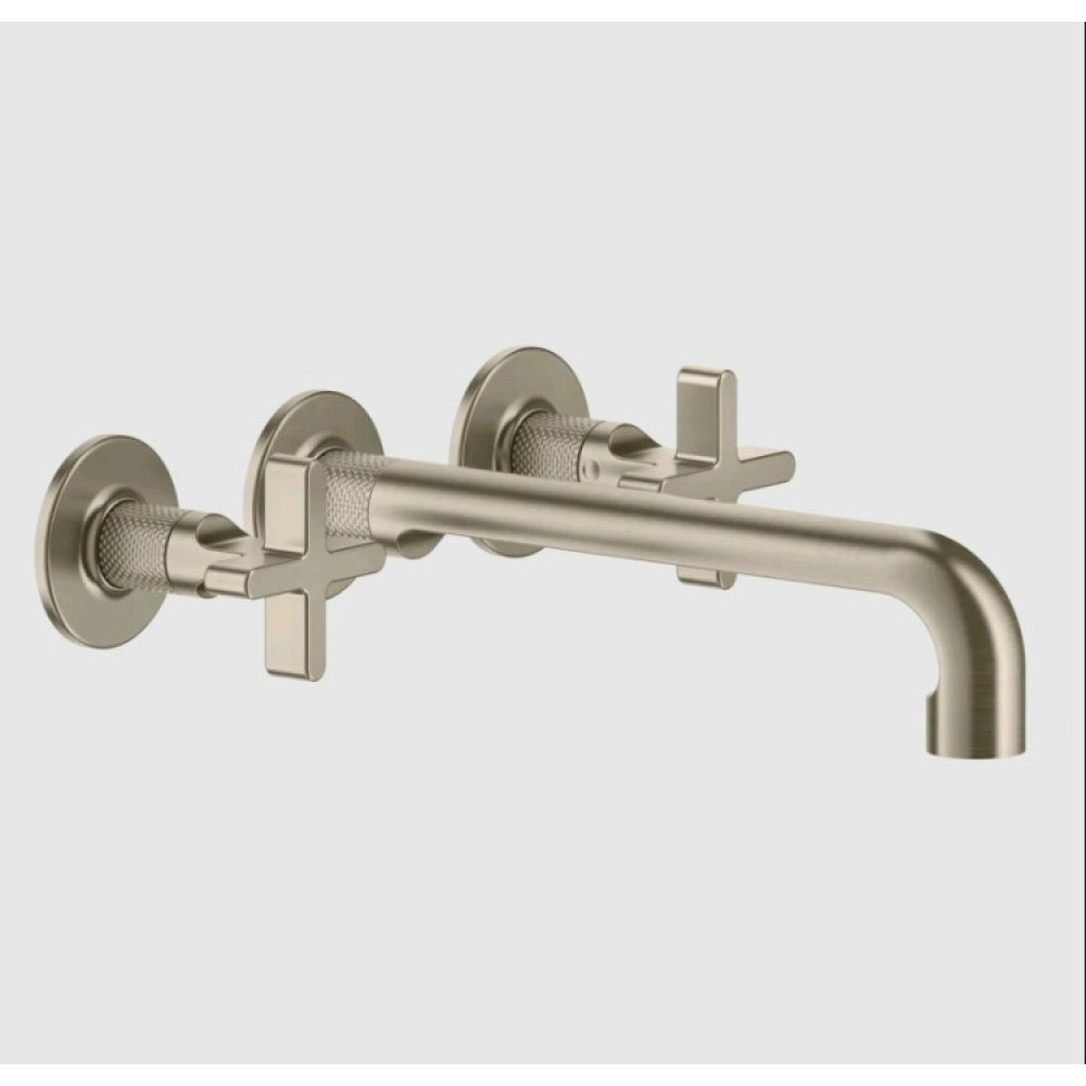Смеситель для раковины, Gessi, Inciso, цвет-Finox Brushed Nickel