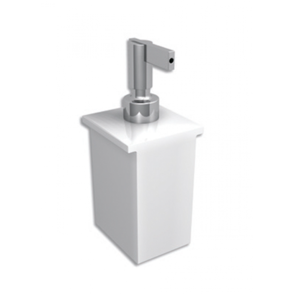 Дозатор для жидкого мыла, Bertocci, On-line, шгв 80*85*185, цвет дозатора-хром
