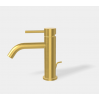 Смеситель для раковины, Fima Carlo Frattini, Spillo Up, цвет-золото брашированное