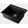 Мойка, Omoikiri, Daisen, шгв 600*510*215, отверстия для смесителя-отсутствуют, цвет-espresso