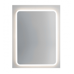 Зеркало, Bertocci, Design, прямоугольное с закругленными углами, шв 900*700, с подсветкой, сенсор, противотуманная система