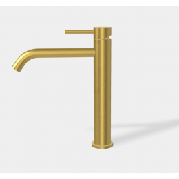 Смеситель для раковины, Fima Carlo Frattini, Spillo Up, цвет-брашированное золото