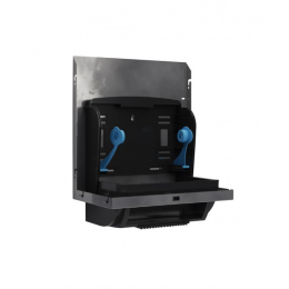 Диспенсер для бумажных полотенец, Nofer, сенсорный, ш 350, цвет-сталь