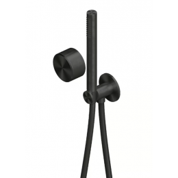 Смеситель для душа, Quadro design, Stereo, на 1 потребитель, цвет-золото черное (Black gold)