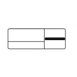 Бумагодержатель Bertocci, Fly, шгв 340*130*25, с полотенцедержателем, левосторонний, цвет-бронза