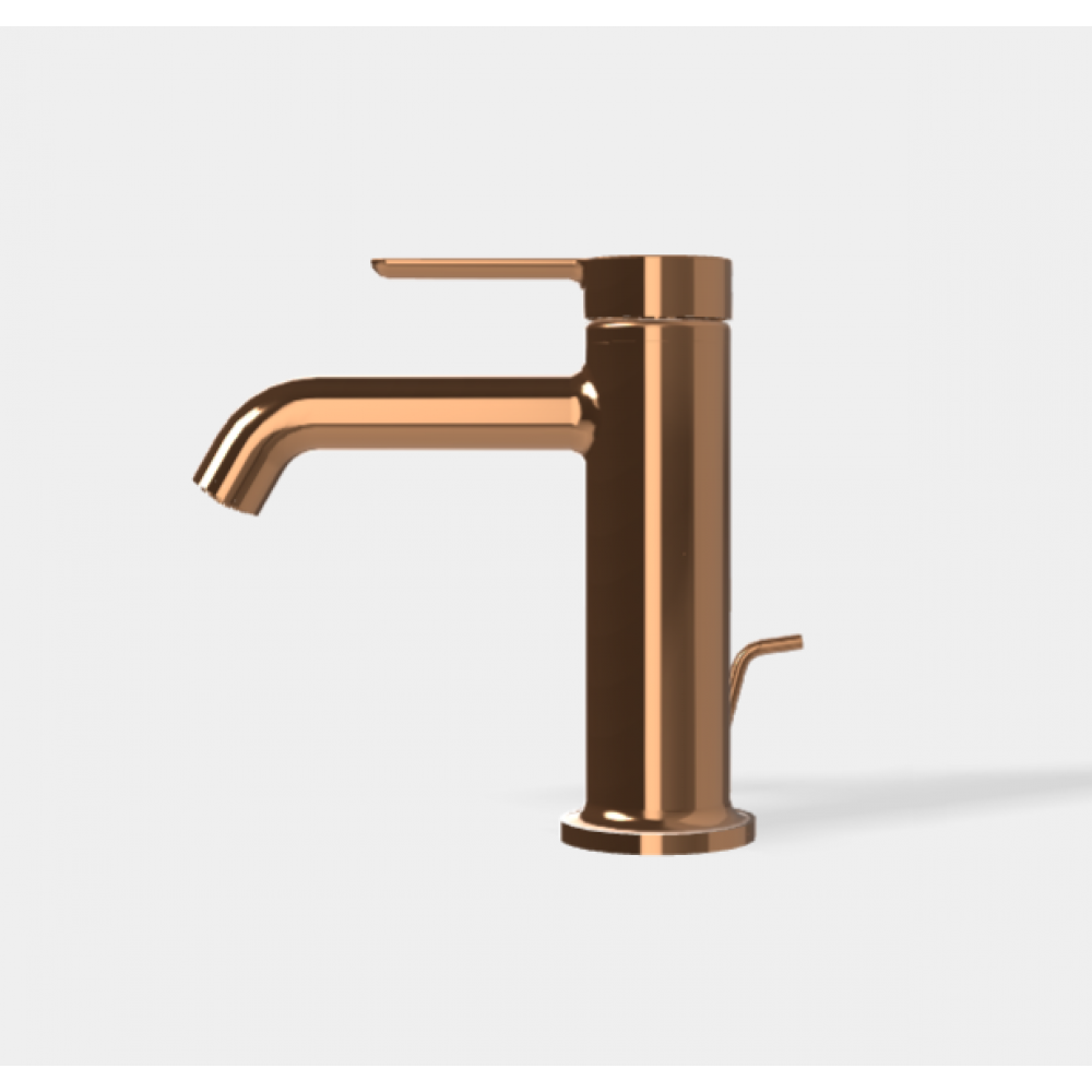 Смеситель для раковины, Fima Carlo Frattini, Snap, цвет-янтарная бронза