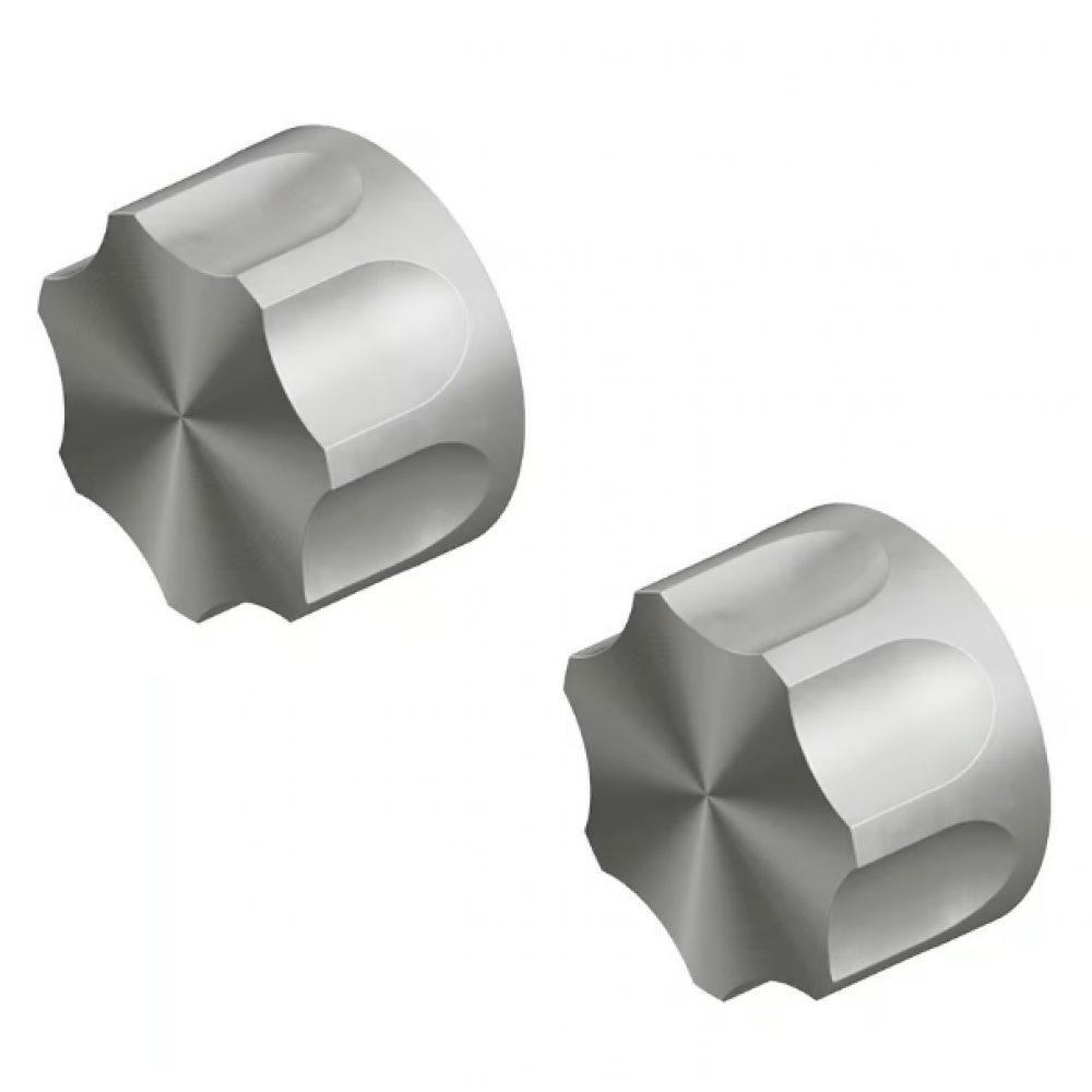 Вентиль, Quadro design, Modo, запорный, 1/2", в комплекте-2 шт, цвет-сталь брашированная