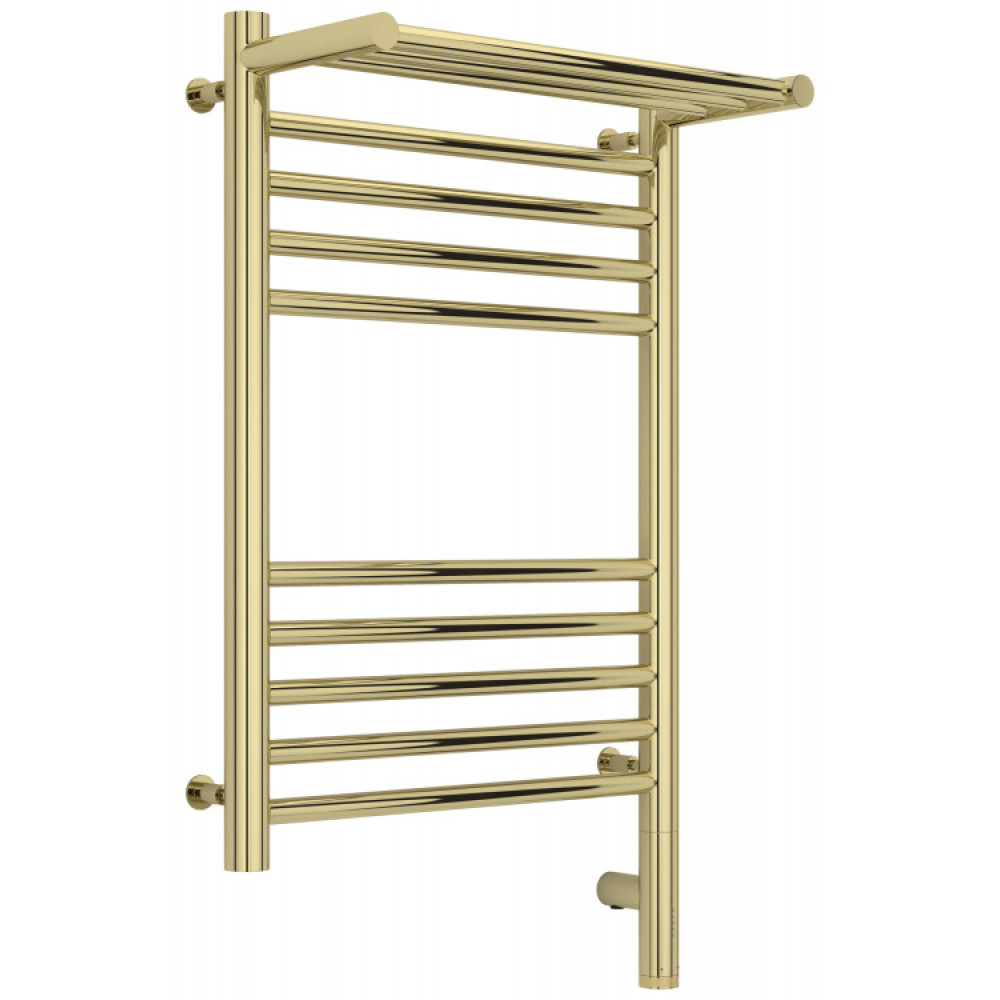 Полотенцесушитель, Сунержа, Богема 3.0, с 1 полкой, шгв 432*214*724, нижнее справа, МЭМ, цвет-шампань