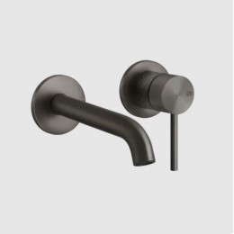 Смеситель для раковины, Gessi, 316 Intreccio, цвет-Black Metal Brushed PVD