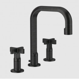 Смеситель для раковины, Gessi, Inciso, цвет-Aged Bronze