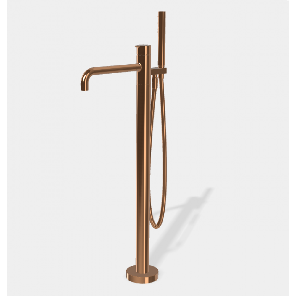 Смеситель для ванны и душа, Fima Carlo Frattini, Snap, цвет-бронза янтарная