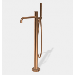 Смеситель для ванны и душа, Fima Carlo Frattini, Snap, цвет-бронза янтарная