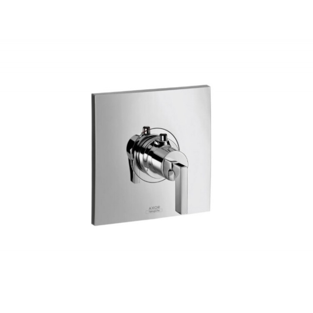 Смеситель для душа, Hansgrohe, Axor Citterio, цвет-полированный черный хром