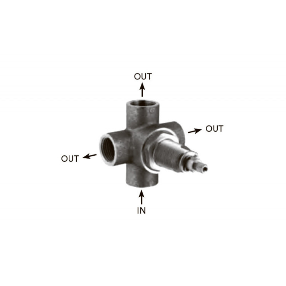 Внутренняя часть, Nicolazzi, назначение-дивертор на 3 потока воды, не окрашен