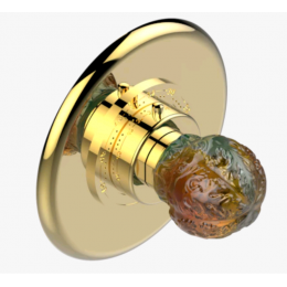 Смеситель для душа, THG, Flore, цвет-золото светлое (Light Gold)