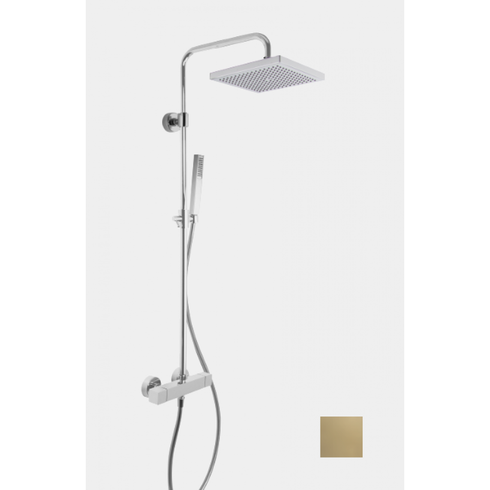 Душевая стойка, Fima Carlo Frattini, Shower column, цвет-шампань брашированная
