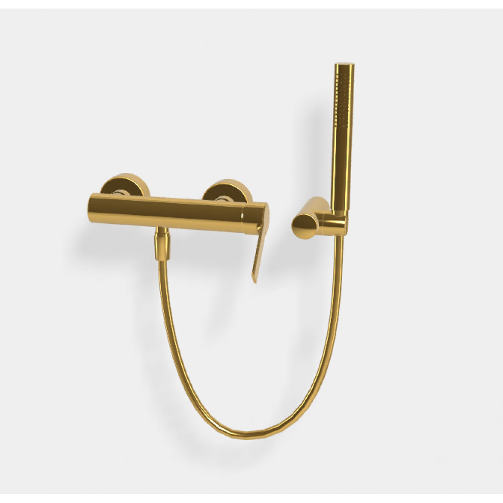 Смеситель для душа, Fima Carlo Frattini, Mast, на 1 потребитель, цвет-золото