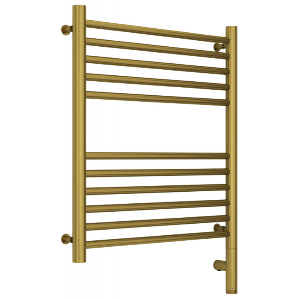 Полотенцесушитель, Сунержа, Богема 3.0, прямая, шгв 532*75*724, нижнее справа, МЭМ, цвет-латунь состаренная