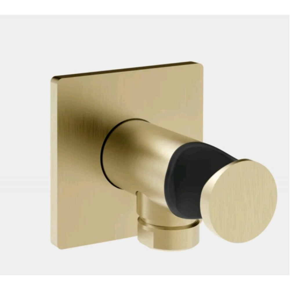 Шланговое подсоединение, Gessi, Inverso Bath&Shower, цвет-Brass Brushed PVD