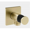 Шланговое подсоединение, Gessi, Inverso Bath&Shower, цвет-Brass Brushed PVD