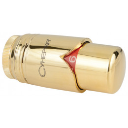 Термостатическая головка Сунержа для автоматического терморегулятора, цвет-золото