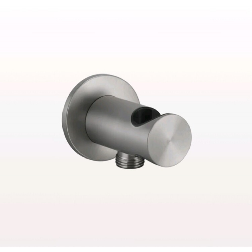 Шланговое подсоединение, Gessi, Shower316, цвет-Steel Brushed