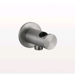 Шланговое подсоединение, Gessi, Shower316, цвет-Steel Brushed