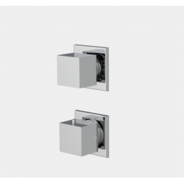 Смеситель для душа, Fima Carlo Frattini, Fimatherm, цвет-брашированный никель