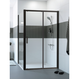 Дверь, Huppe, Design Pure, шв 1393*2000, серебристый глянцевый, цвет стекла-прозрачный