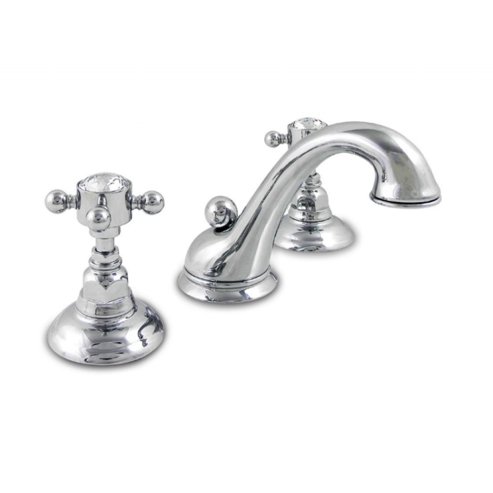 Смеситель для раковины, Nicolazzi, Half Dome Crystal, цвет-Chrome