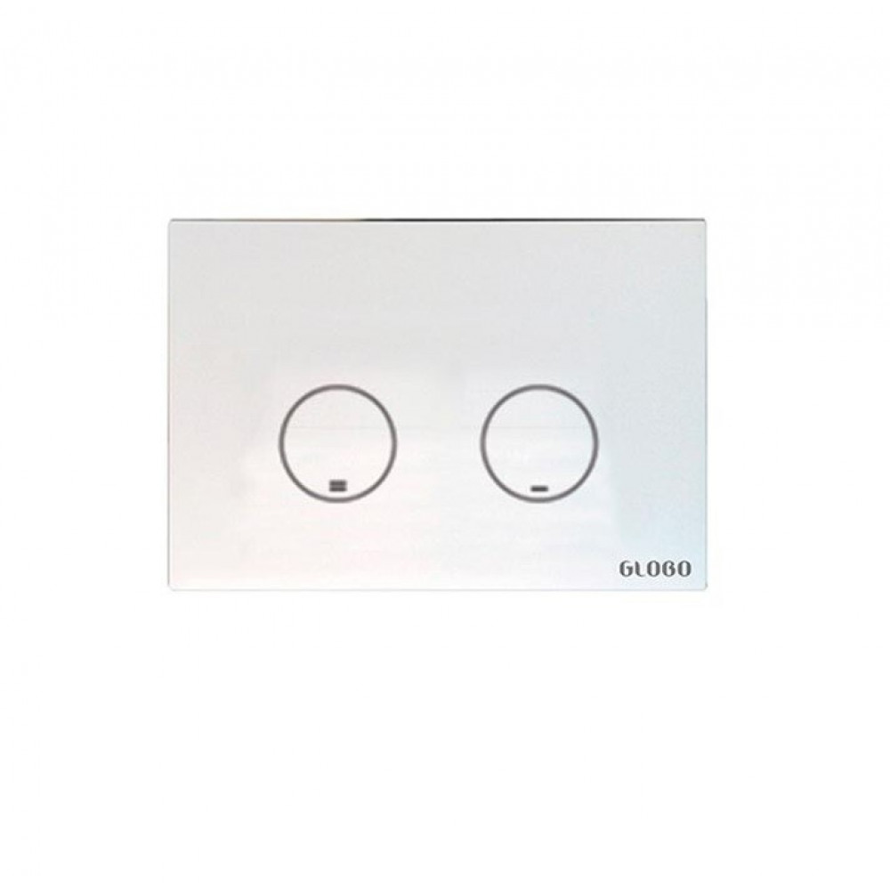 Клавиша смыва, Globo, для унитаза, шгв 215*6,5*145, цвет-белый