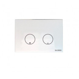 Клавиша смыва, Globo, для унитаза, шгв 215*6,5*145, цвет-белый