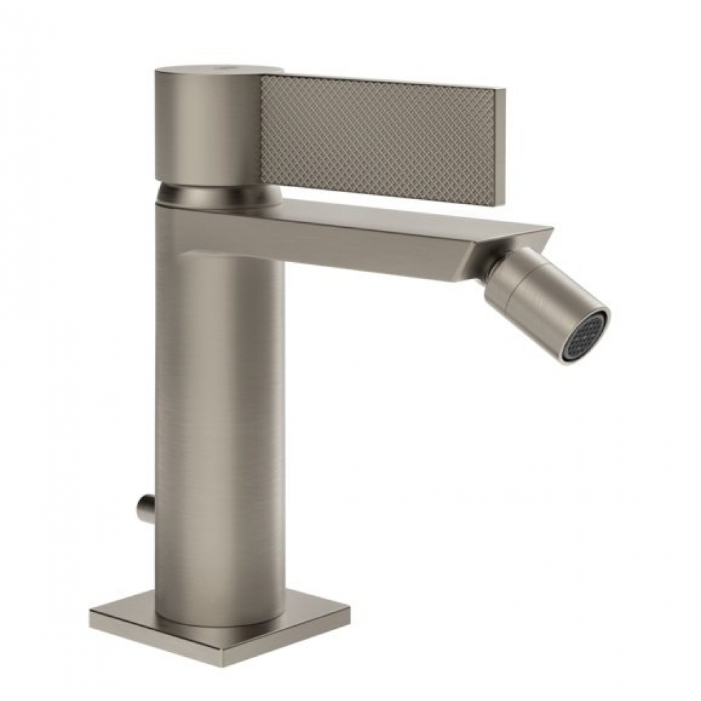 Смеситель для биде, Gessi, Inverso Diamantato, цвет-Finox Brushed Nickel