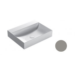 Раковина, Globo, Le Lastre, шгв 600*470*120, отверстия для смесителя-отсутствуют, цвет-Agata