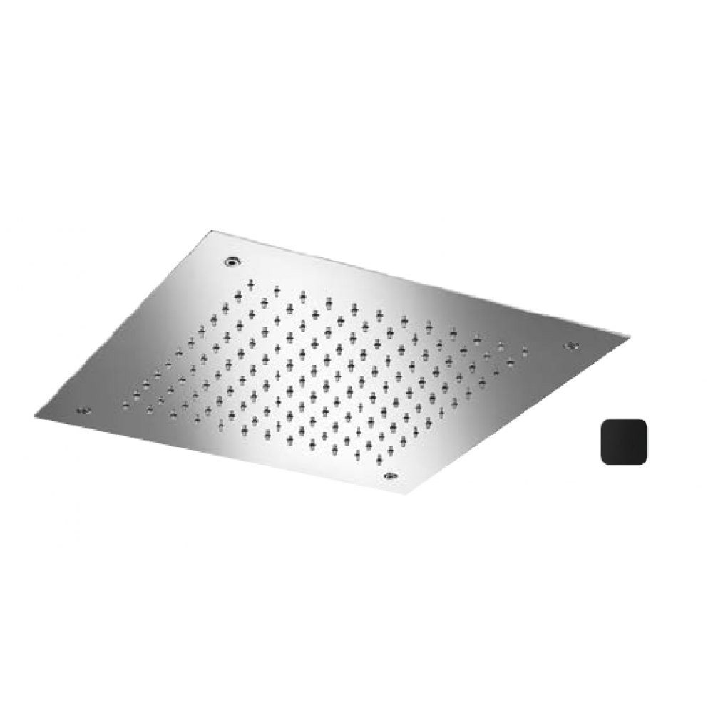 Верхний душ, Almar, Shower Heads built-n, 380*380, цвет-черный матовый (Товар заказной, возврату не подлежит)