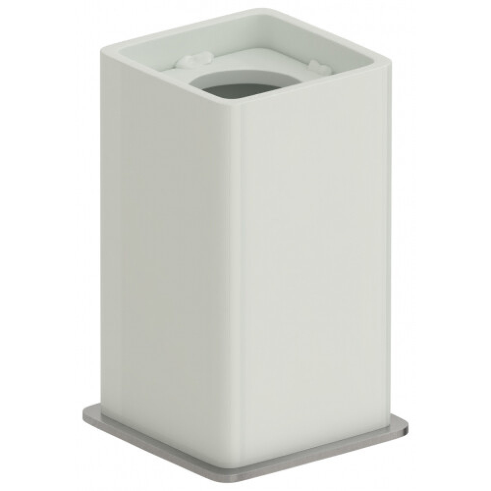 Модуль, Сунержа, скрытого подключения, для МЭМ CUBE, цвет-RAL 9003 (Сигнальный белый)