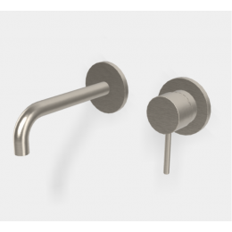 Смеситель для раковины, Fima Carlo Frattini, Spillo Up, цвет-брашированный никель