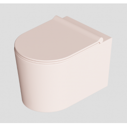 Унитаз, Alice, Form, подвесной, шгв 350*500*375, Aliglaze+, цвет-роза матовый (Rose matt)