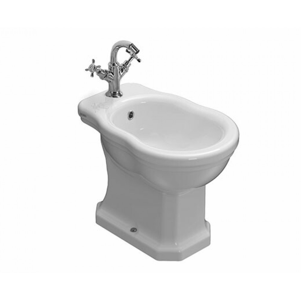 Биде, Globo, Paestum, напольный, шгв 370*570*400, CERASLIDE, BATAFORM, цвет-белый