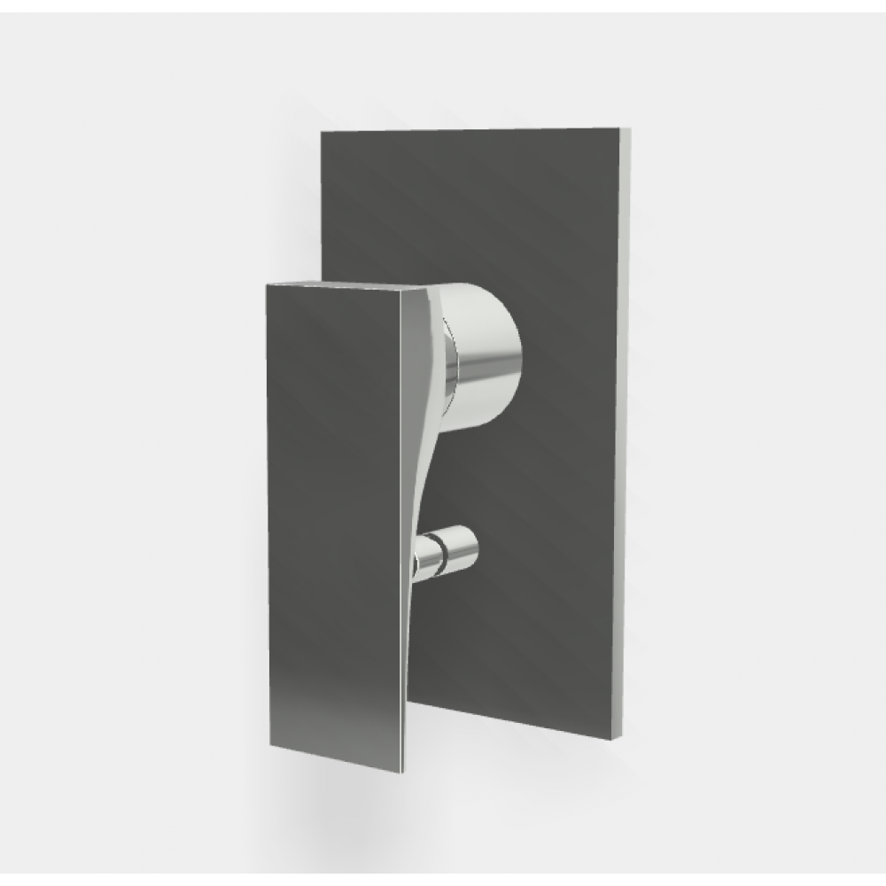 Смеситель для душа, Fima Carlo Frattini, Zeta, на 2 потребителя, цвет-хром