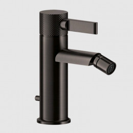 Смеситель для биде, Gessi, Inciso, цвет-Black Metal Brushed PVD