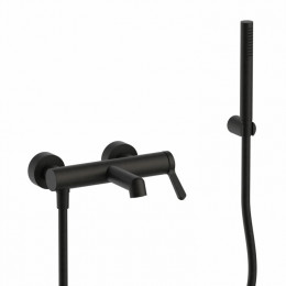 Смеситель для ванны и душа, Fantini, Torino, цвет-Deep Black PVD
