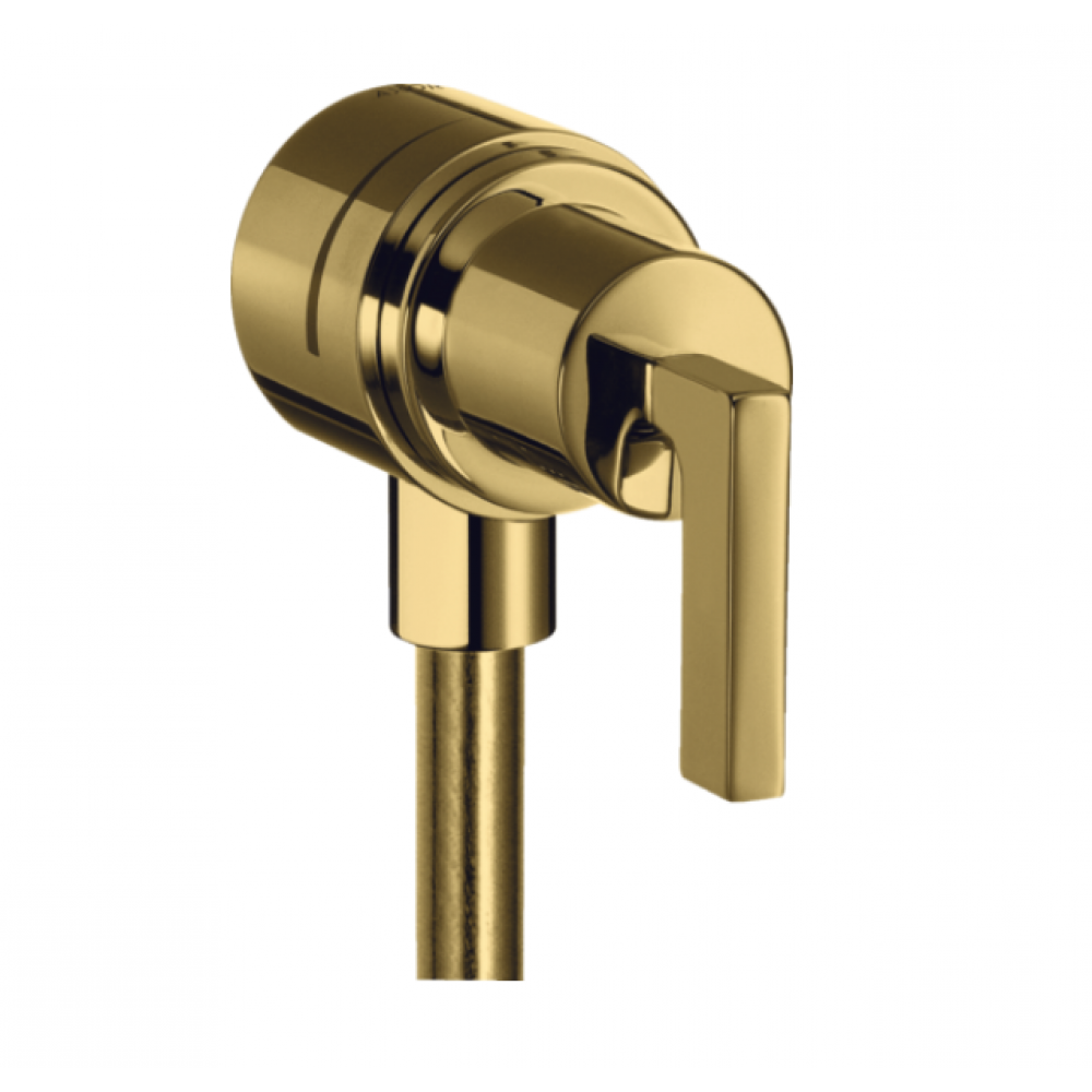 Шланговое подсоединение, Axor, Axor Citterio, цвет-полированное золото